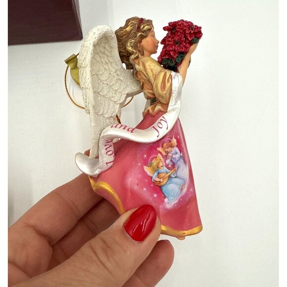 Danbury Mint HEAVENLY ANGELS Christmas Ornaments-Complete Set of 7 in Box Tags - Picture 6 of 9